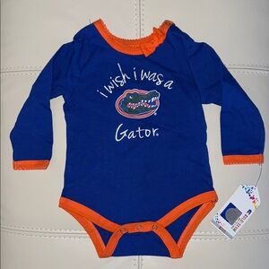 Colosseum Own the Stands, Florida Gators - I Wish I Was A Gator Onesie 0-3months
